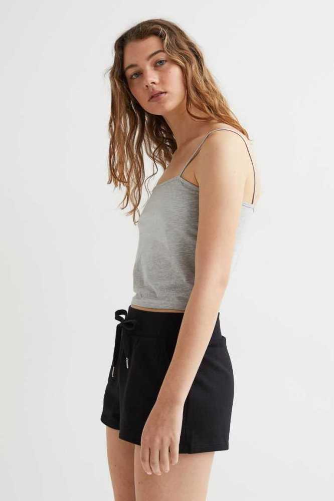 H&M Sweatshorts Kurze Hose Damen Türkis | 0189-BWLAI