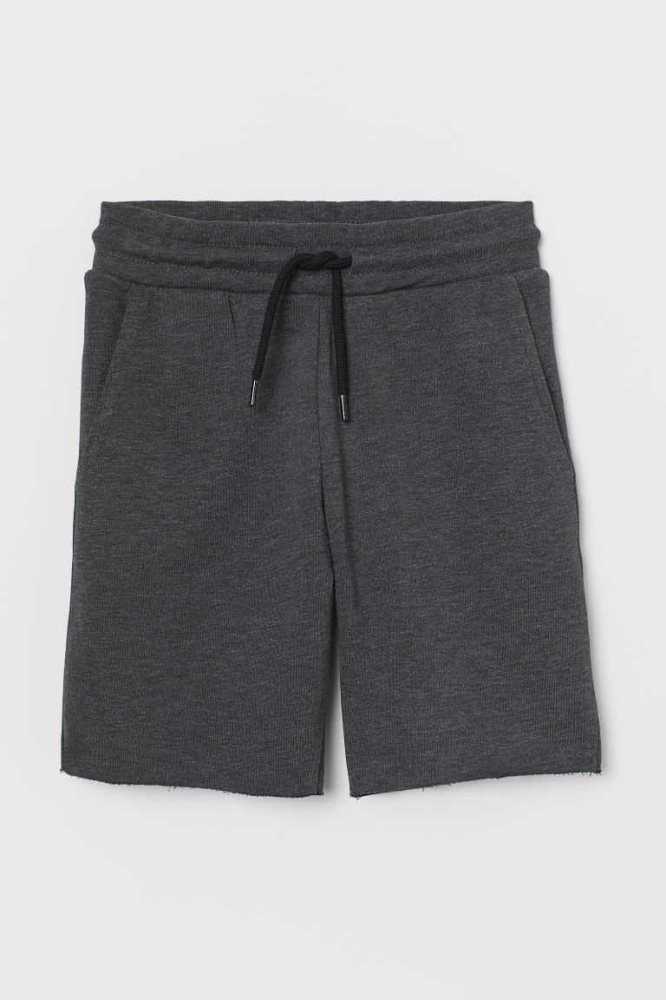 H&M Sweatshorts Kurze Hose Kinder Dunkelgrau | 2314-VFOER