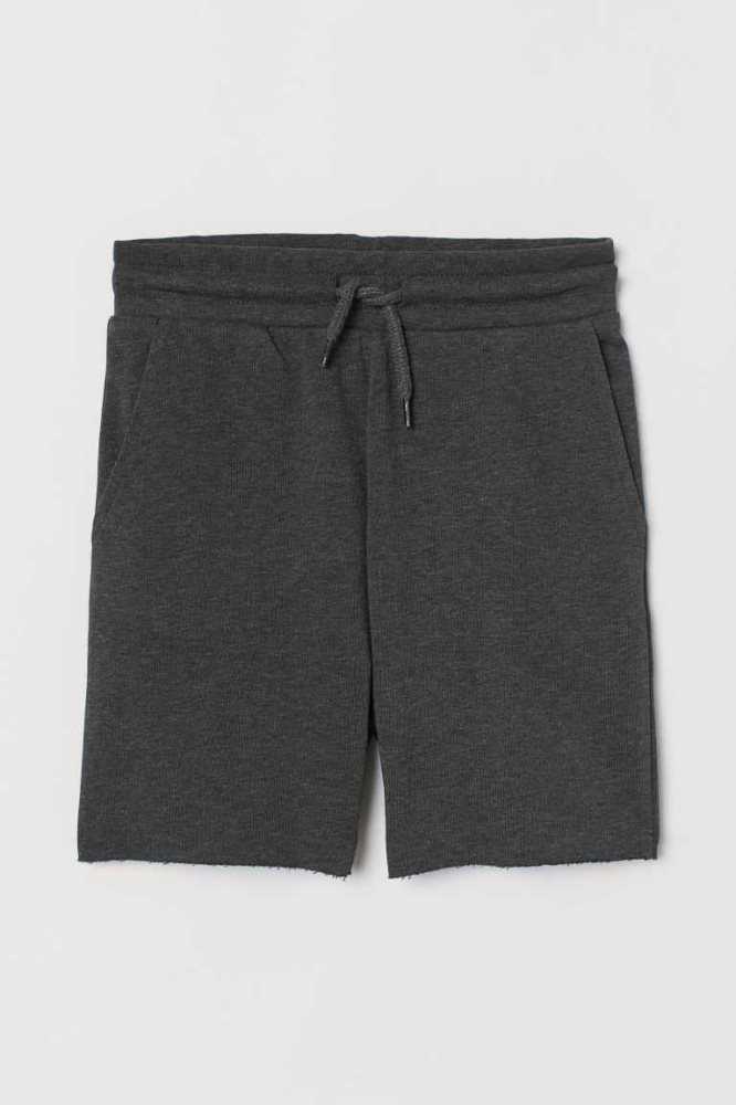 H&M Sweatshorts Kurze Hose Kinder Dunkelgrau | 2314-VFOER