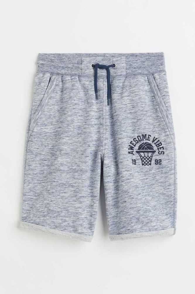 H&M Sweatshorts Kurze Hose Kinder Dunkelblau | 6384-OXLEC