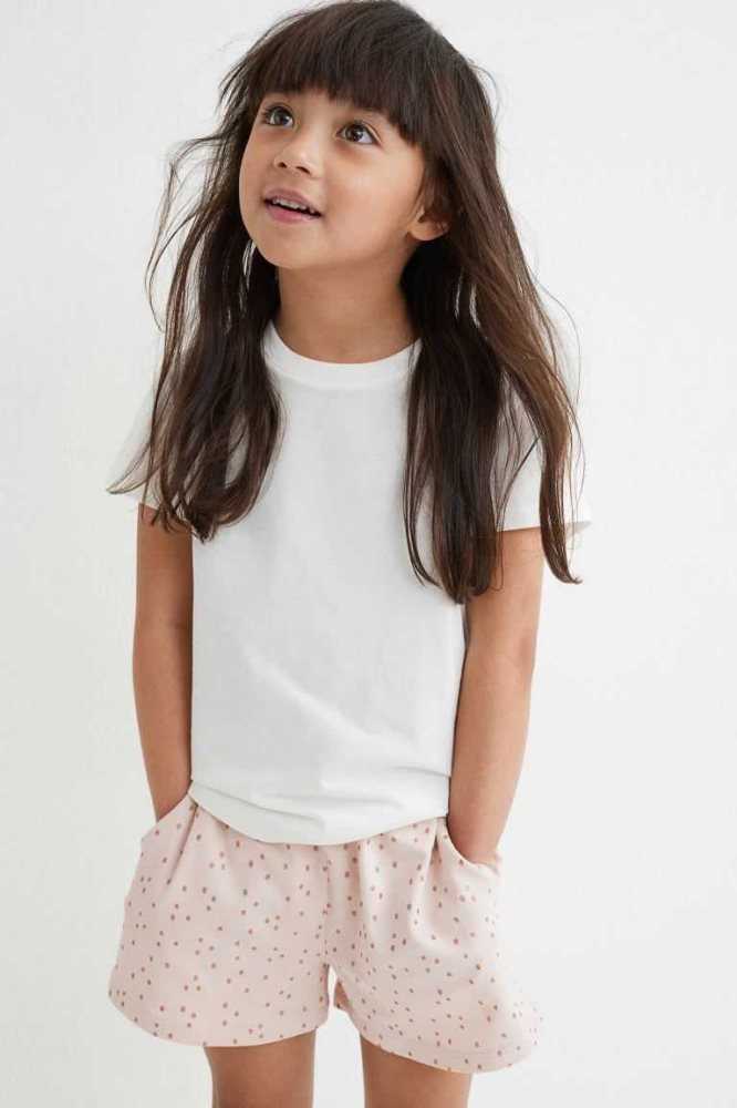 H&M Sweatshorts Kurze Hose Kinder Rosa | 8367-WNCRU