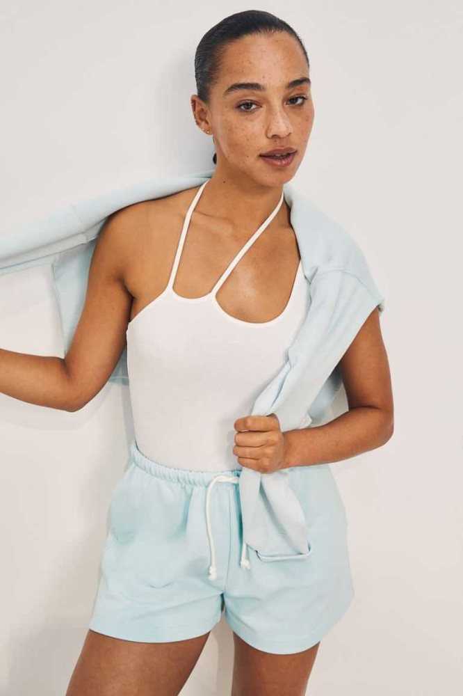 H&M Sweatshorts Loungewear Damen Dunkelbraun | 5918-UQAMY