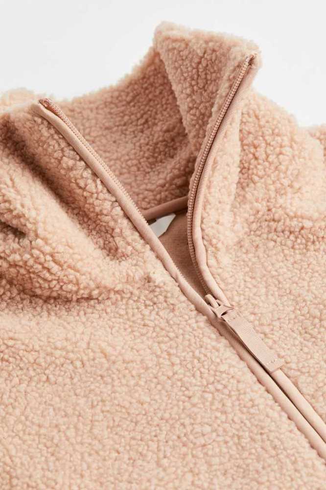 H&M Teddy Bear Jacke Damen Hellbeige | 7654-IOHSJ