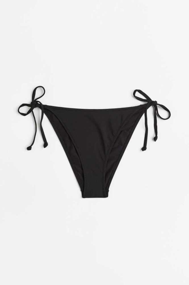 H&M Tie Bikini Bottoms Strandkleidung Damen Lila | 5937-JHXNR