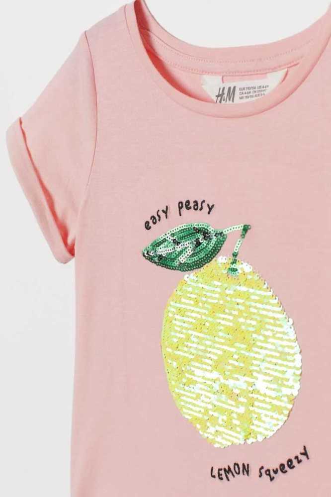 H&M Top Oberteile Kinder Hellgrün | 7852-SFIDC