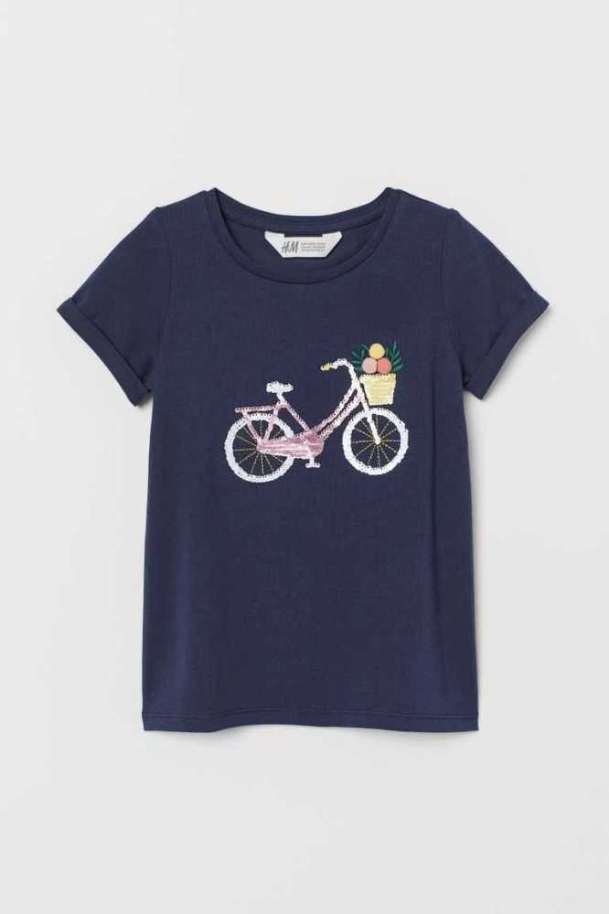 H&M Top Oberteile Kinder Hellorange | 1745-GOJFA