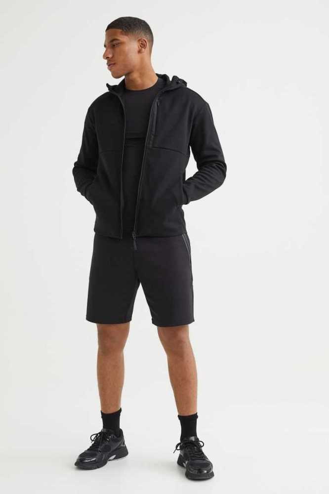 H&M Track Jacket Sportbekleidung Herren Schwarz | 5716-CWAYD