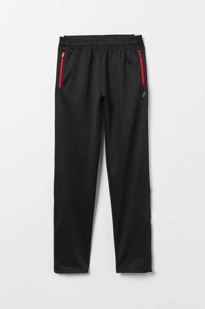 H&M Track Pants Sportbekleidung Kinder Schwarz | 1674-GVTKL