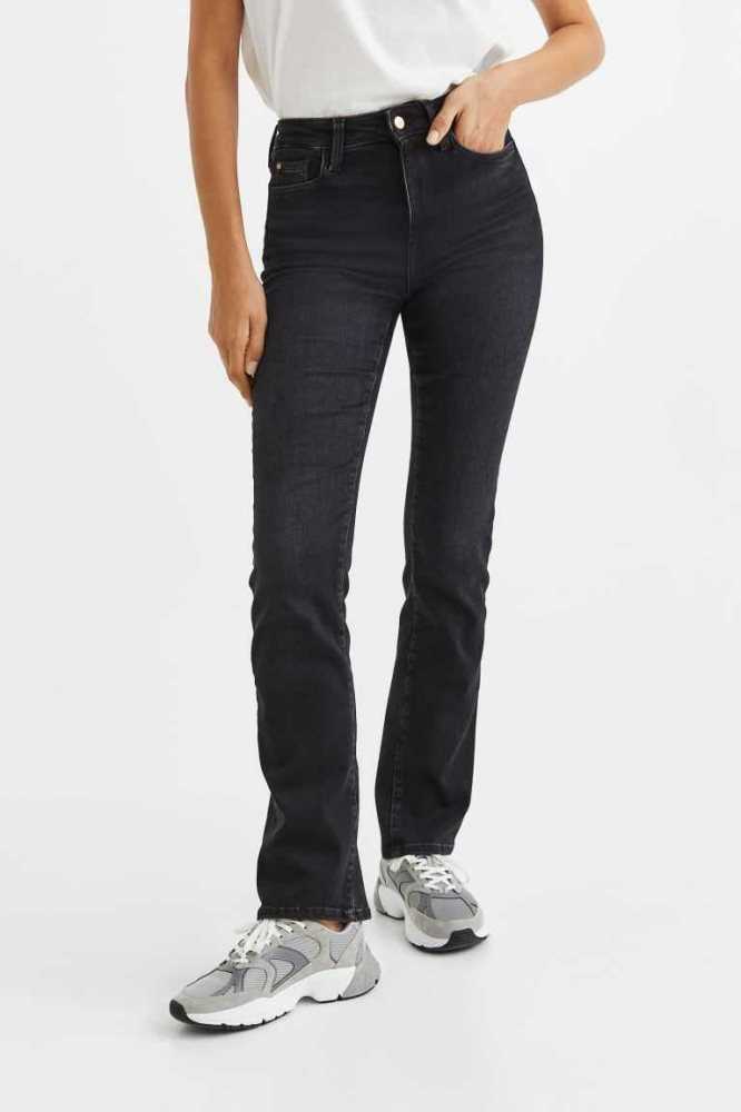 H&M True To You Bootcut High Jeans Damen Schwarz | 4028-BUNXZ