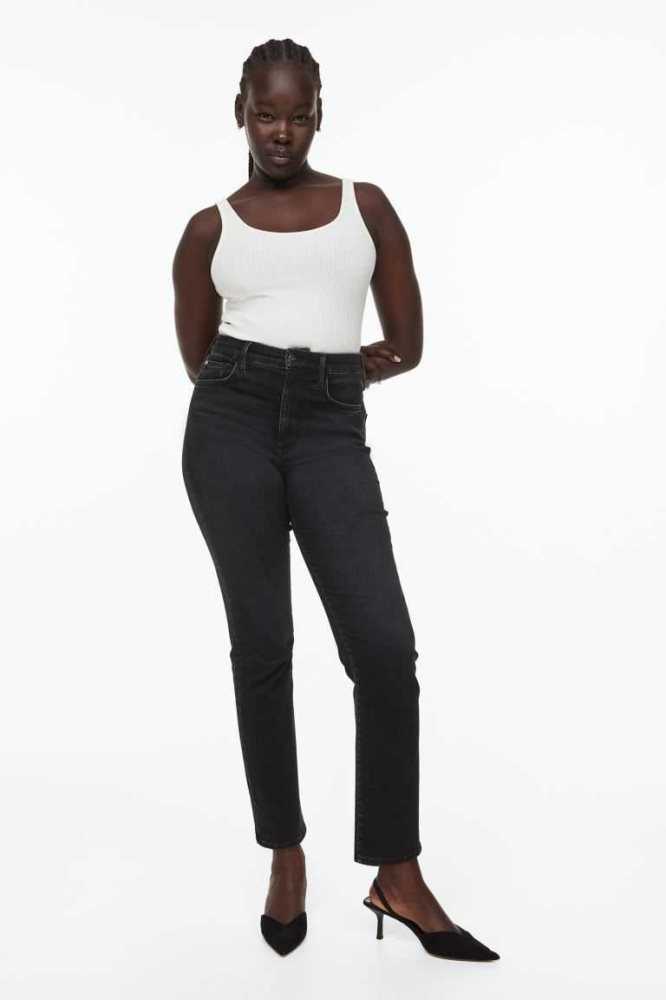 H&M True To You Slim High Jeans Damen Blau | 1329-VPNET