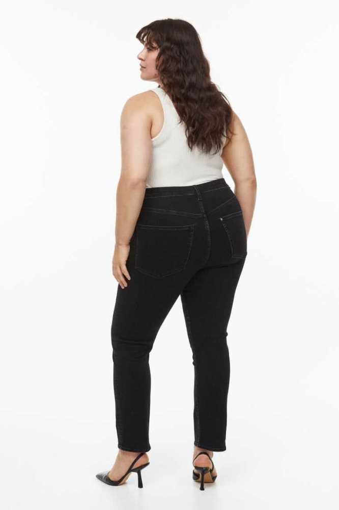 H&M True To You Slim High Jeans Damen Blau | 1329-VPNET