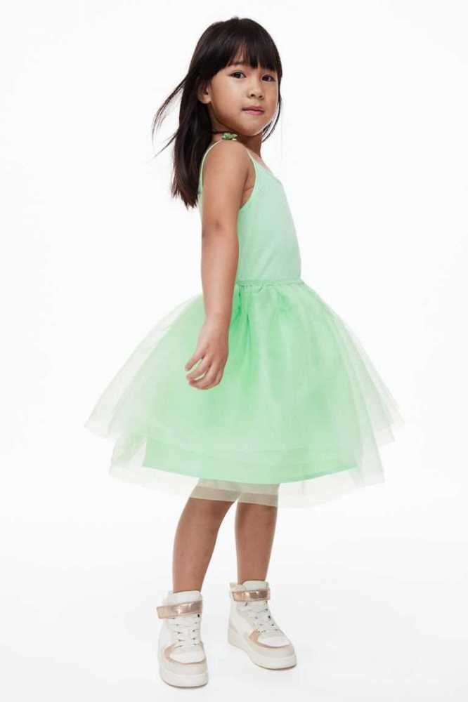 H&M Tulle-skirt Kurzes Kleid Kinder Hellrosa | 6572-ASUOL