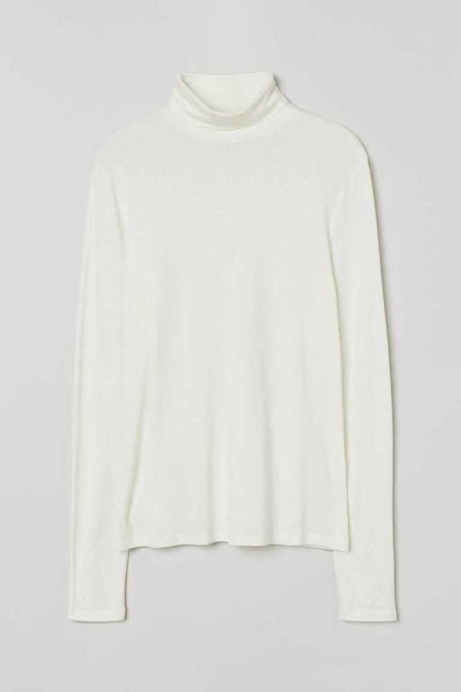 H&M Turtleneck Oberteile Damen Rosa | 7190-SDQNG