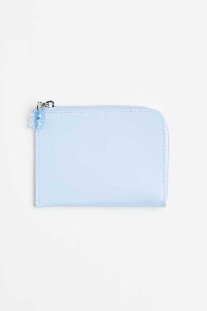 H&M Wallet Ausrüstungen Damen Hellblau | 1829-WAKLV