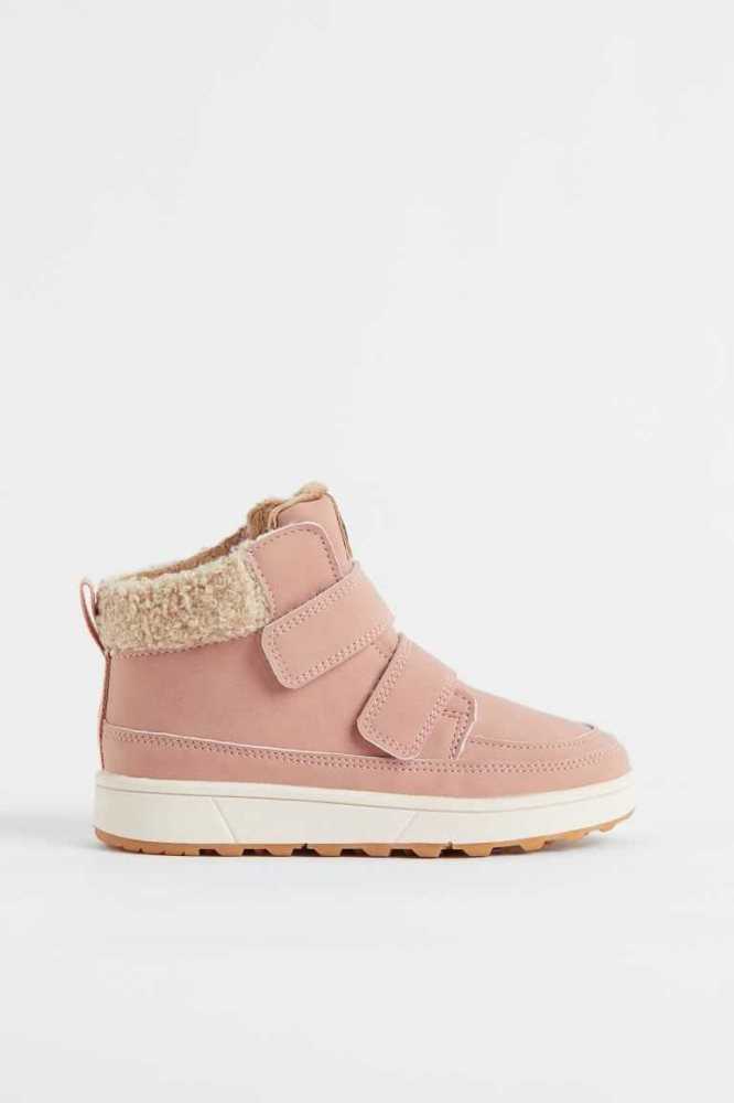 H&M Warm-lined High Kinder Beige | 0254-NGPZU