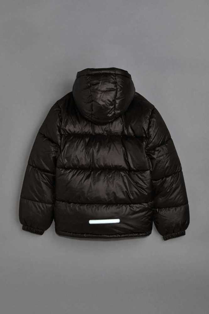 H&M Wasser-repellent Puffer Jacket Oberbekleidung Kinder Schwarz | 5638-UEFLK