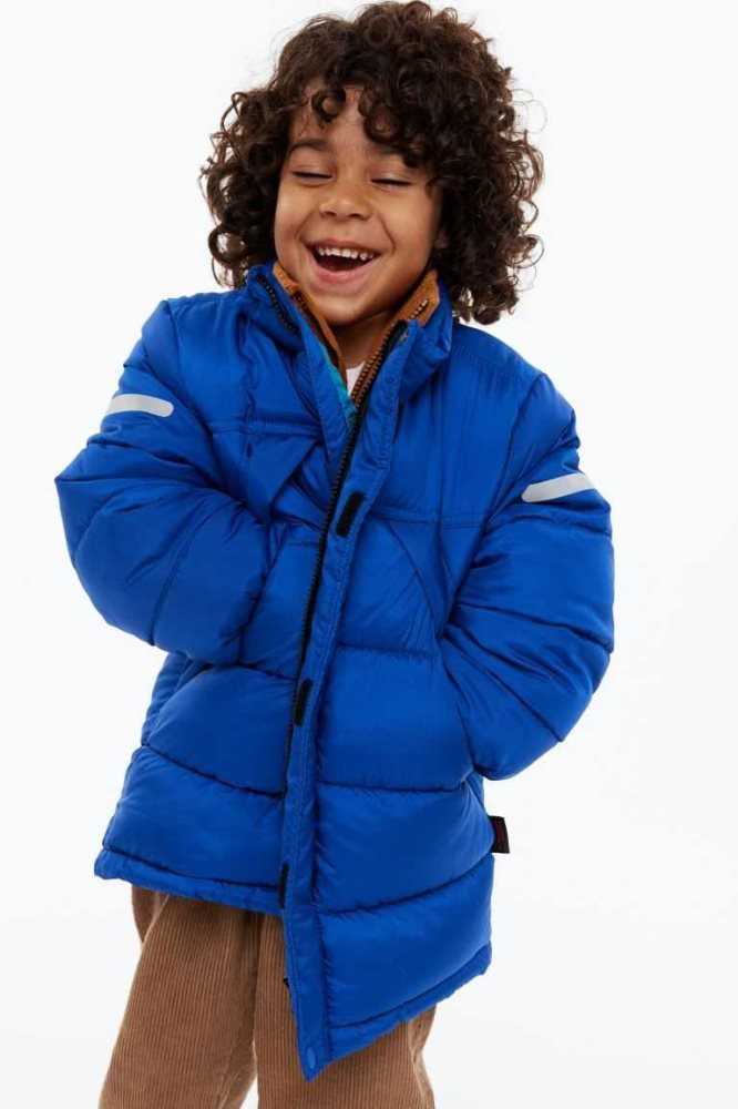 H&M Wasser-repellent Winter Jacket Oberbekleidung Kinder Schwarz | 0962-AOVTE