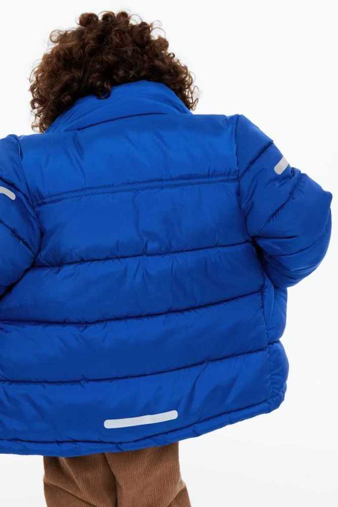 H&M Wasser-repellent Winter Jacket Oberbekleidung Kinder Hellblau | 4082-RKTEJ