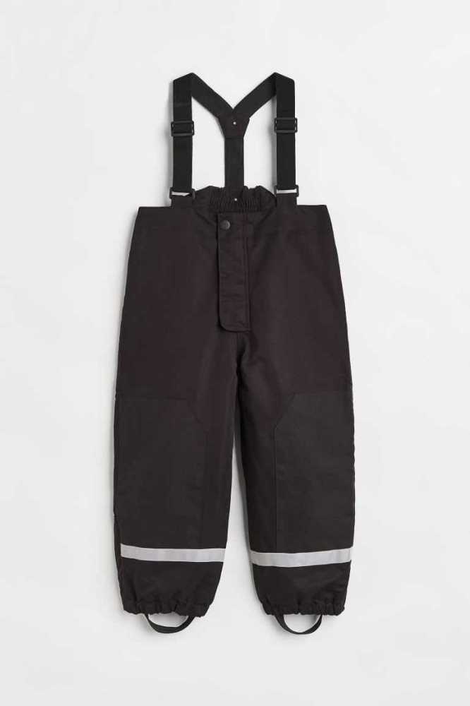 H&M Wasserdichte Outdoor Pants Oberbekleidung Kinder Schwarz | 0942-TLORX