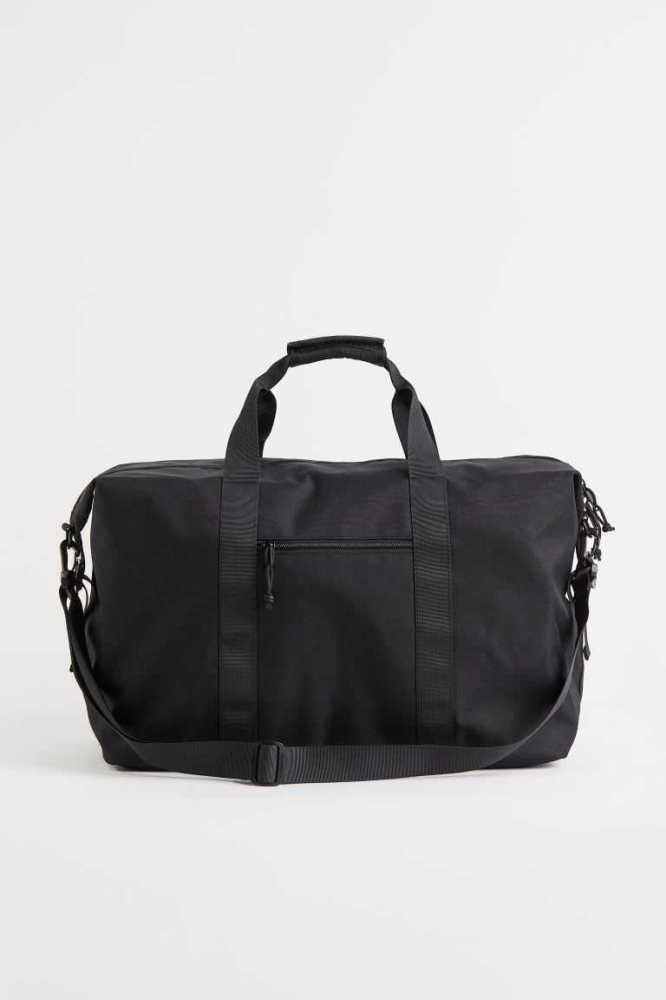 H&M Weekend Tasche Herren Schwarz | 4708-QMFIP