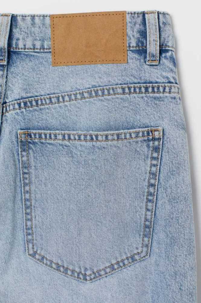 H&M Weite High Jeans Damen Blau | 2798-IYZOK