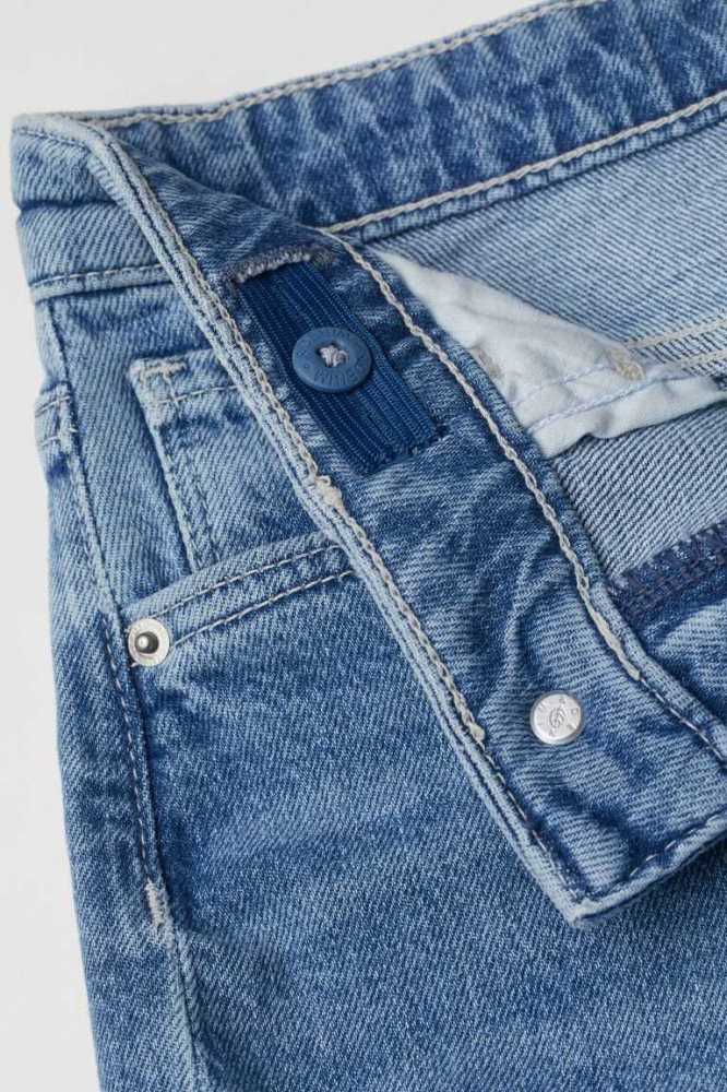 H&M Weite High Jeans Kinder Blau | 7263-SMWAE