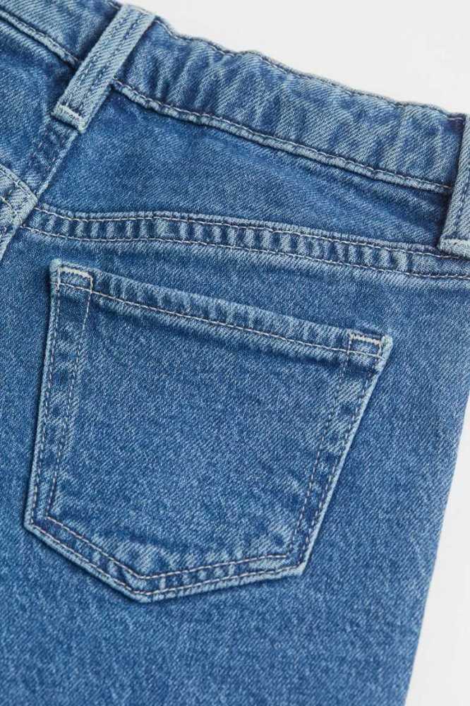 H&M Weite Leg Jeans Kinder Blau | 0283-YEHAQ