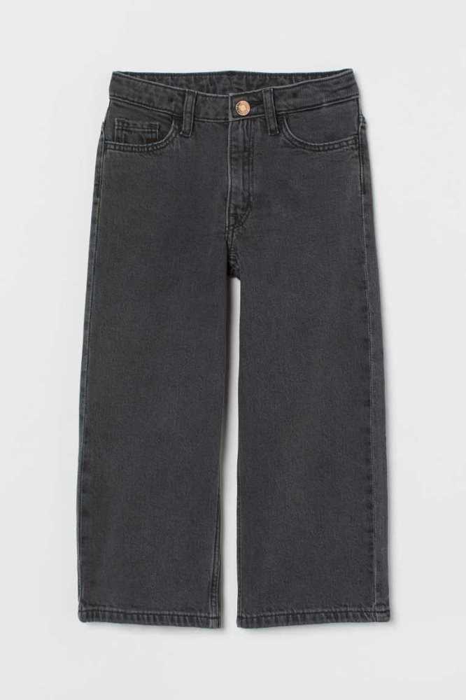 H&M Weite Leg Jeans Kinder Blau | 0283-YEHAQ