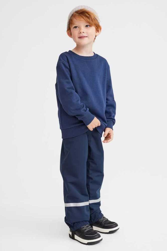 H&M Wind/waterproof Rain Pants Oberbekleidung Kinder Schwarz | 1504-VUDOE