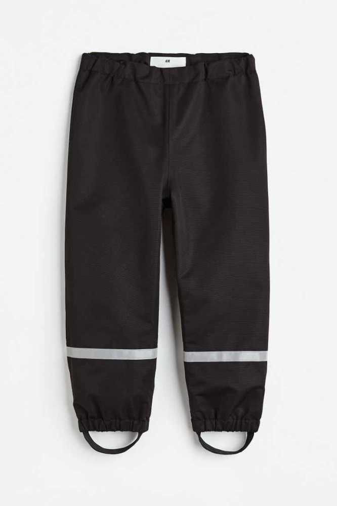 H&M Wind/waterproof Rain Pants Oberbekleidung Kinder Schwarz | 9345-WMLQG