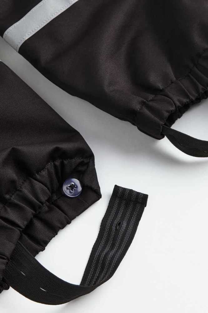 H&M Wind/waterproof Rain Pants Oberbekleidung Kinder Schwarz | 9345-WMLQG