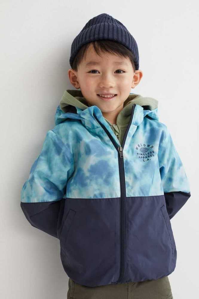 H&M Windbreaker Oberbekleidung Kinder Olivgrün Grün | 7486-RLQSM