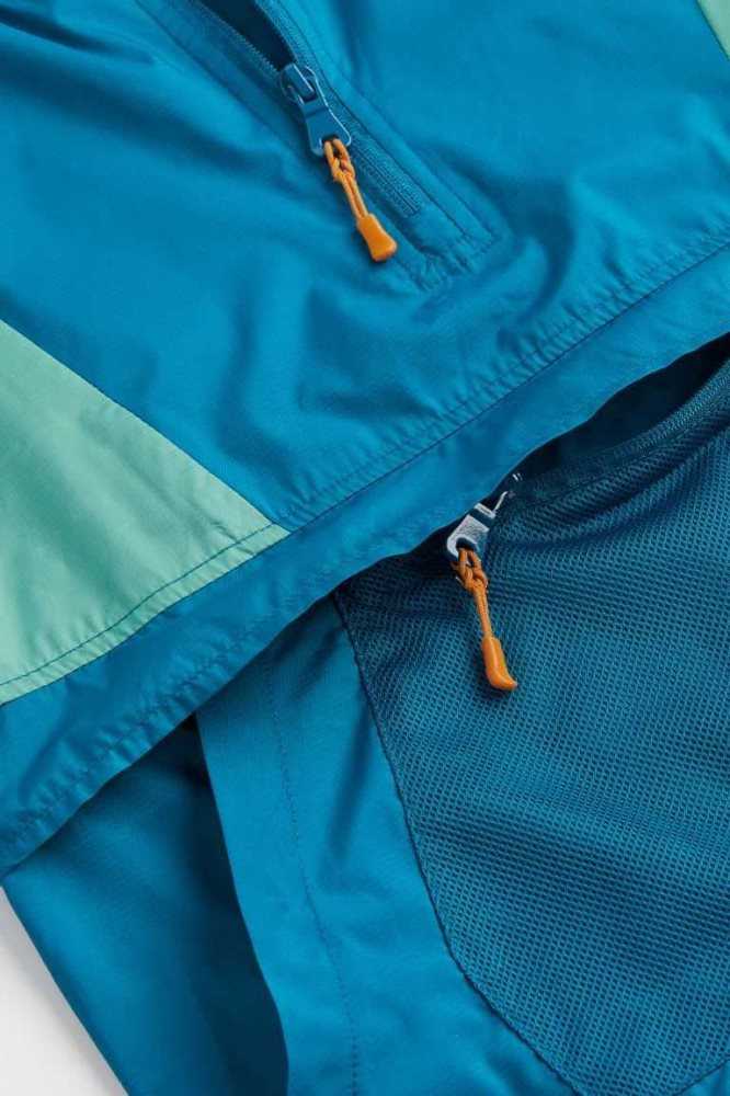 H&M Windproof Anorak Oberbekleidung Kinder Blau | 2485-VOCWN