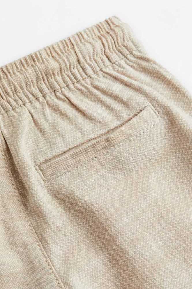 H&M Woven Kurze Hose Kinder Hellbeige | 8651-YMOFJ